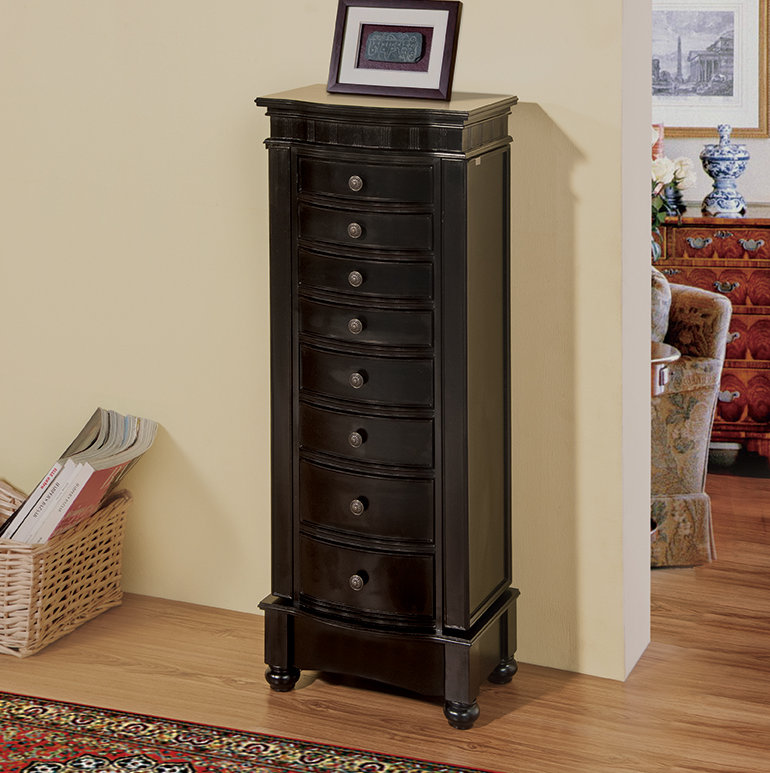 One Allium Way Riverton Eight Drawer Jewelry Armoire Reviews